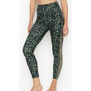 Victoria's Secret Jade leopard Incredible Essential Lace-up Leggin size …